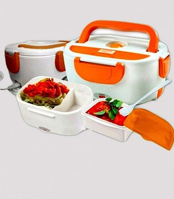 220V 40W Portable Electricity Saving Heat Preservation PTC Electric Heating Lunch Box Bento Food Container Warmer Holder EU Plug