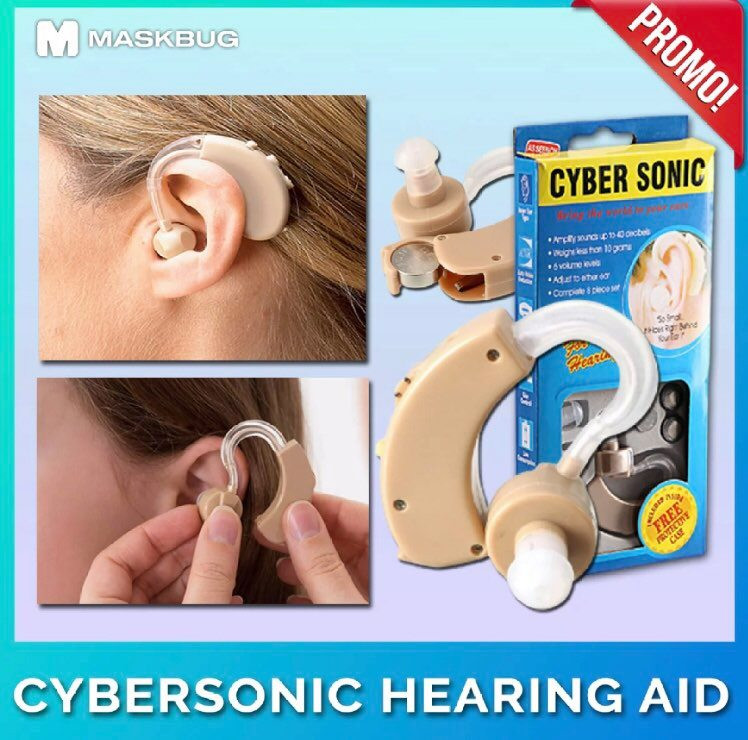 Original Cyber Sonic Hearing Aid Personal Sound Amplifier Ear Hearing Aid Device
